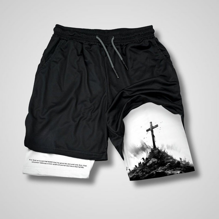Performance Stretch Shorts – Dual-Layer Design for Maximum Comfort