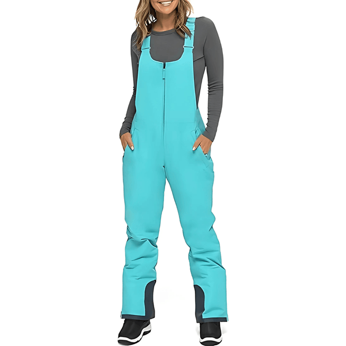 Insulated Adjustable Bib Overalls With Pockets For Cold Weather