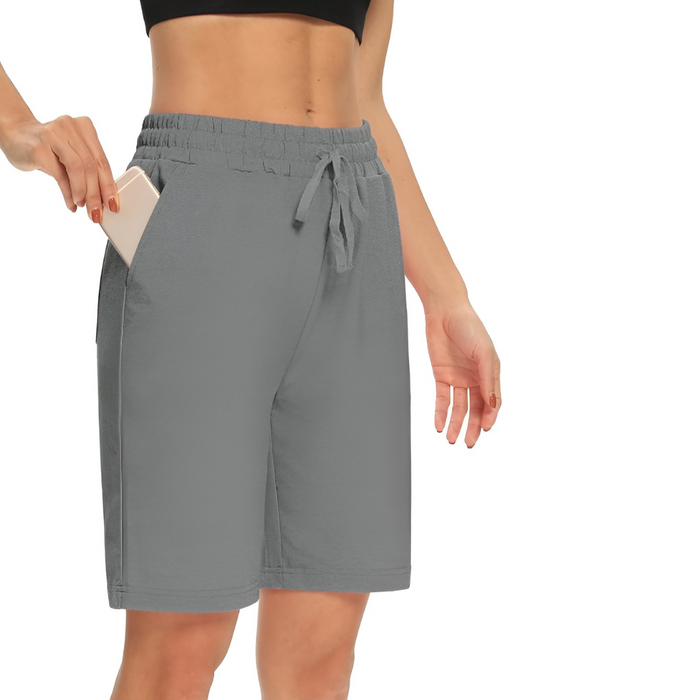 Drawstring Lounge Shorts With Pockets For Everyday Wear