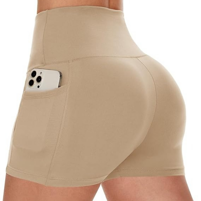 Sleek Contour Shorts With Side Pocket