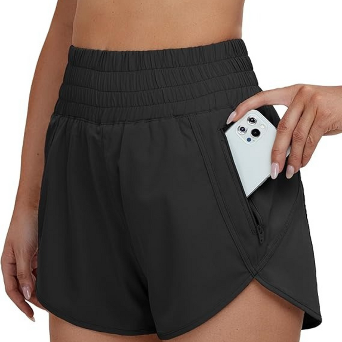 Running Shorts With Elastic Band Pocket