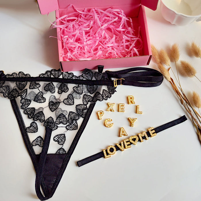 Customizable Lace Thong