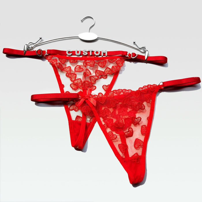 Customizable Lace Thong