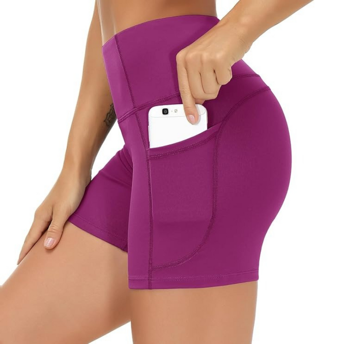 Stretchy Athletic Shorts With Deep Pocket