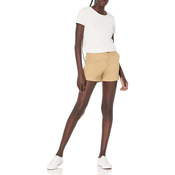 Women Mid Rise Slim Fit Shorts