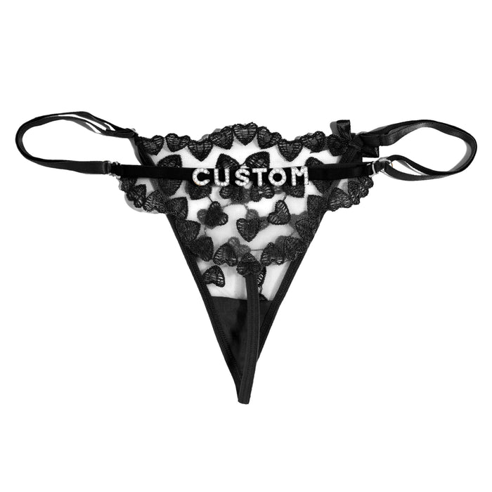 Customizable Lace Thong