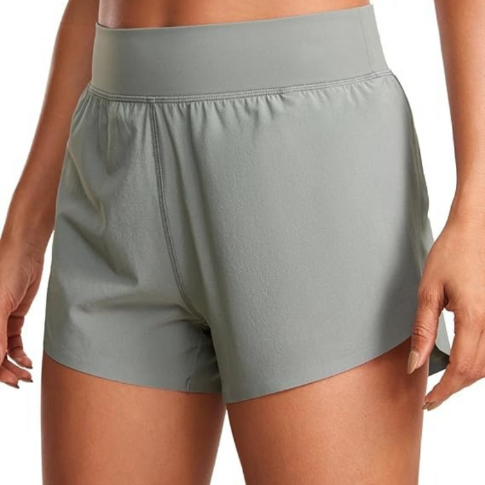 Dolphin Hem Running Shorts With Mesh Liner