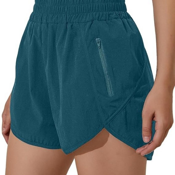 Running Shorts With Elastic Band Pocket