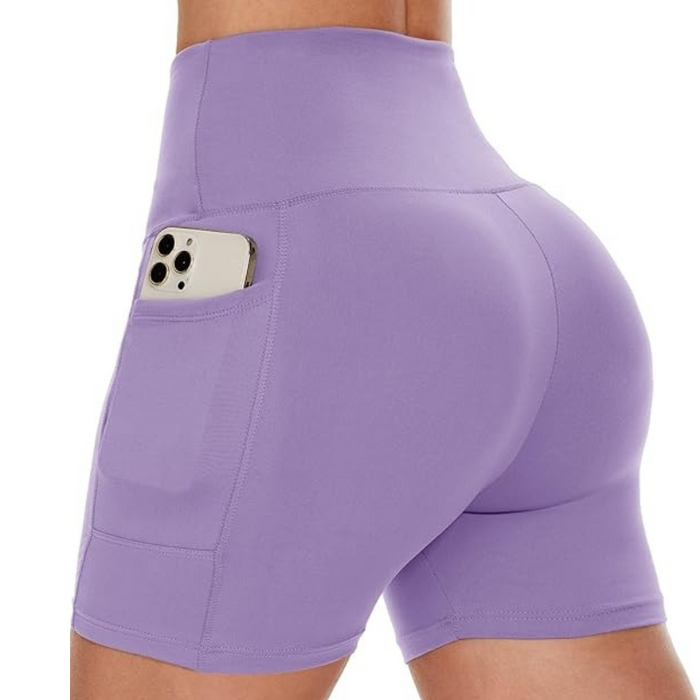 Sleek Contour Shorts With Side Pocket