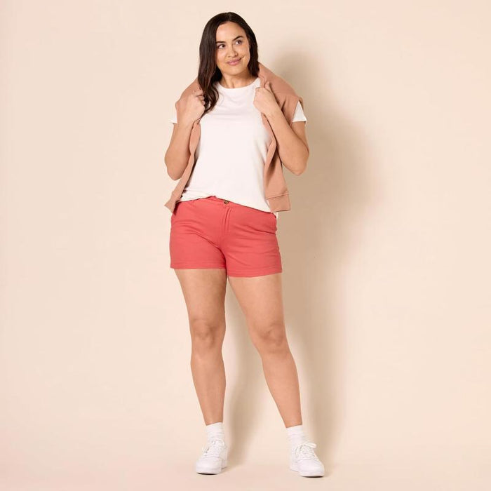 Women Mid Rise Slim Fit Shorts