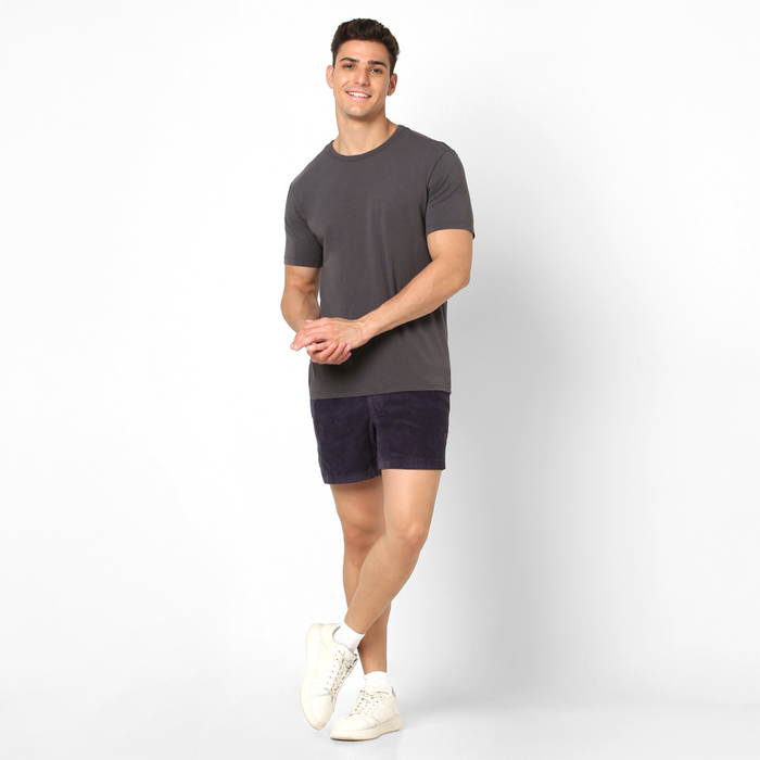 Casual Drawstring Shorts With Elastic Waistband