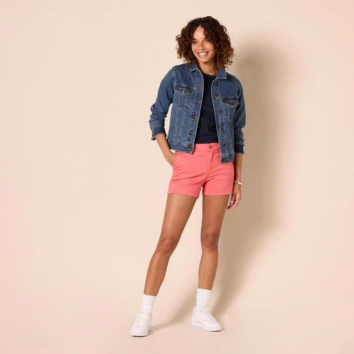 Women Mid Rise Slim Fit Shorts