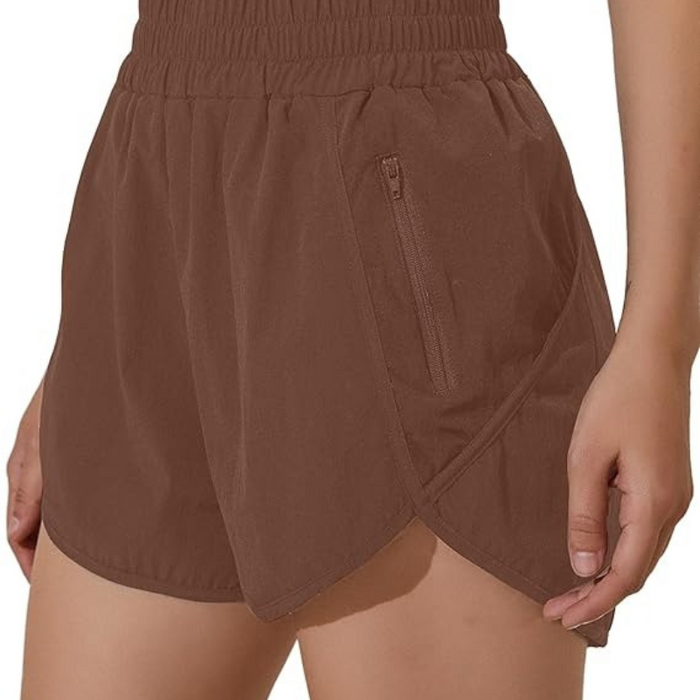 Running Shorts With Elastic Band Pocket