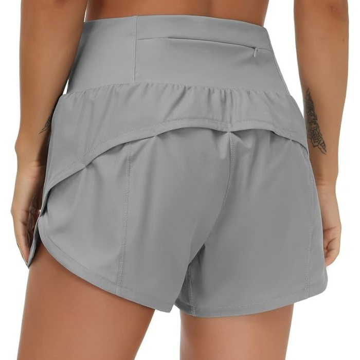 Active Running Shorts For Quick-Dry Stretch Fit With Mesh Liner