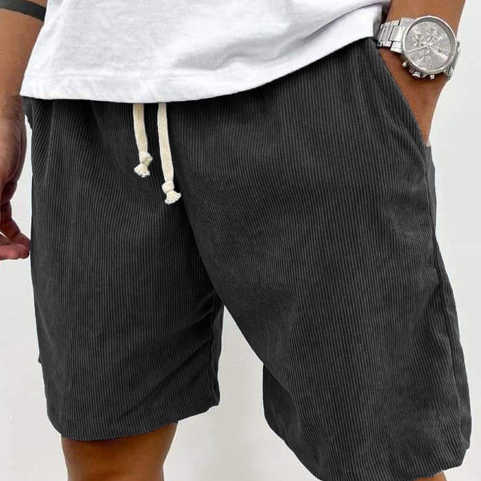 Soft Ribbed Corduroy Shorts
