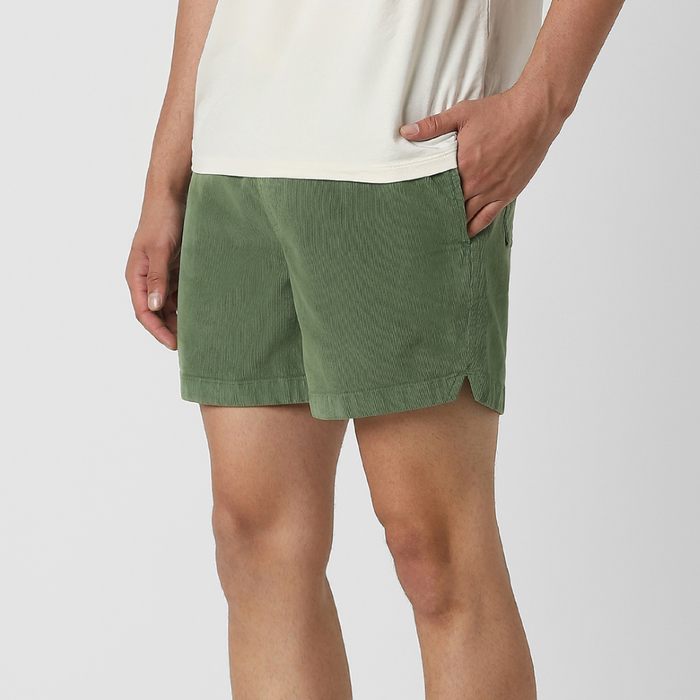 Casual Drawstring Shorts With Elastic Waistband