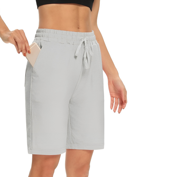 Drawstring Shorts With Pockets For Everyday Activities