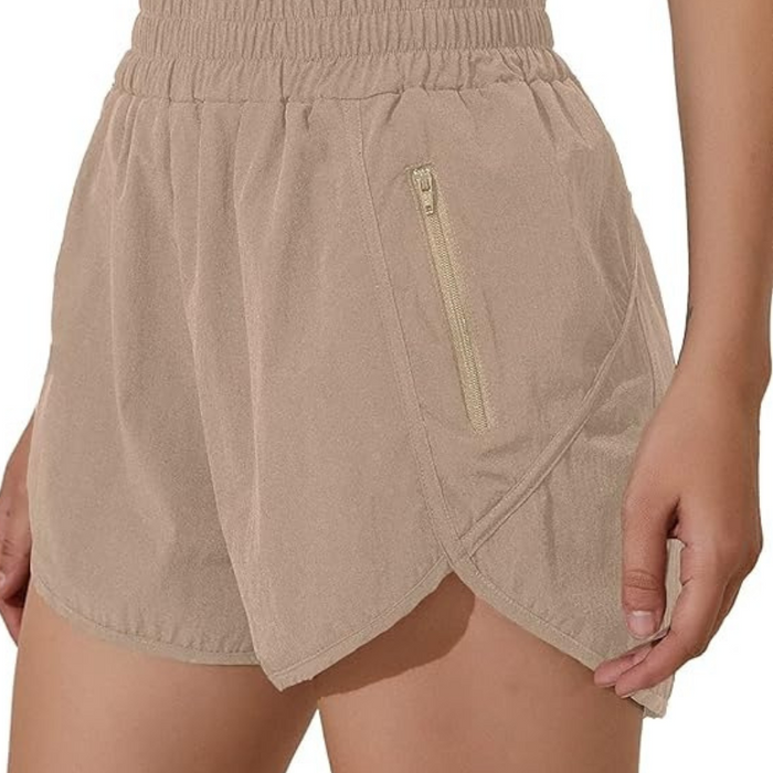 Running Shorts With Elastic Band Pocket