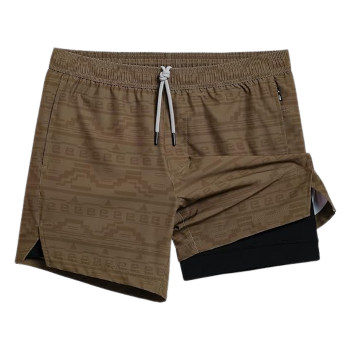 2 In 1 Quick Dry Athletic Shorts With Vibrant Design Layer