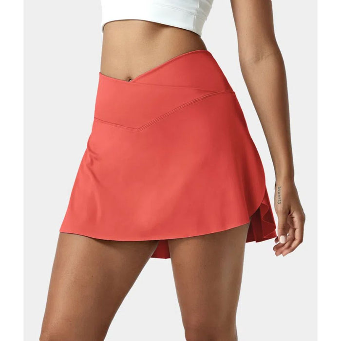 2 In 1 Side Pocket Tennis Skirt