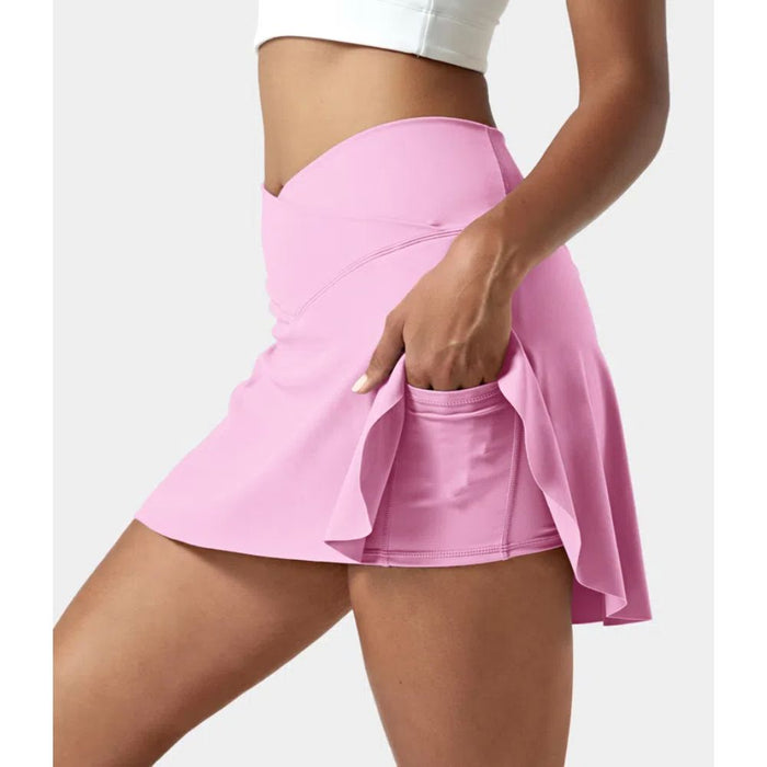 2 In 1 Side Pocket Tennis Skirt