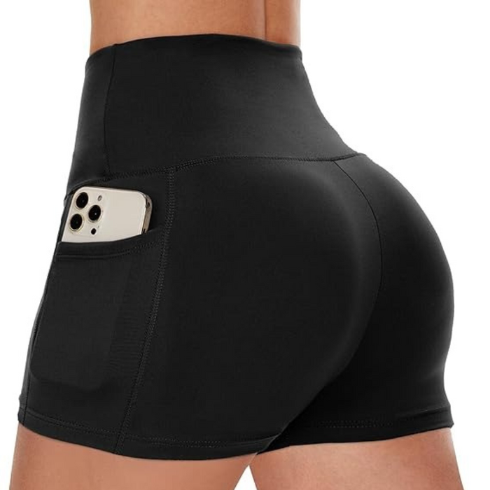 Sleek Contour Shorts With Side Pocket