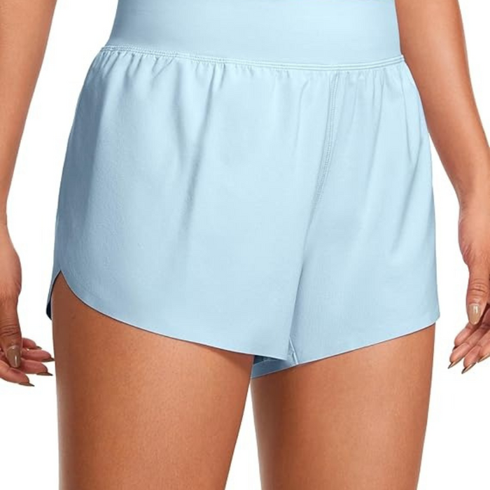 Dolphin Hem Running Shorts With Mesh Liner