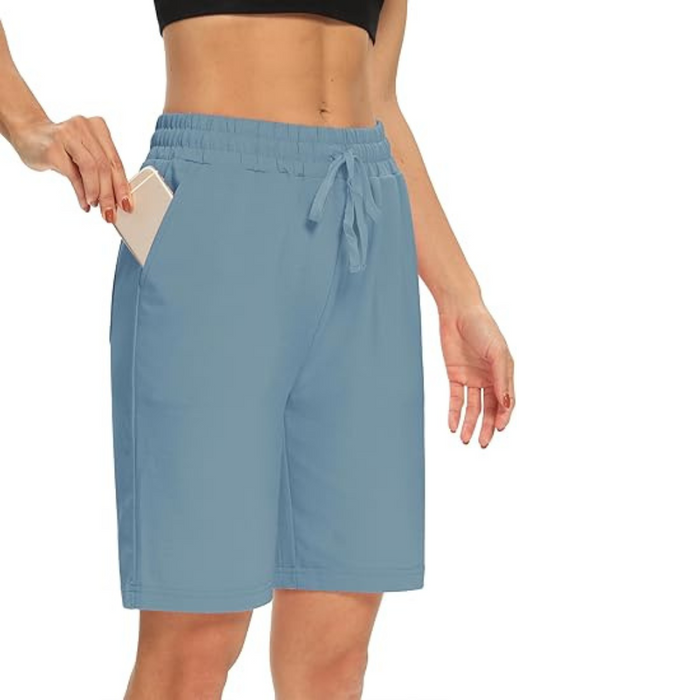 Drawstring Shorts With Pockets For Everyday Activities