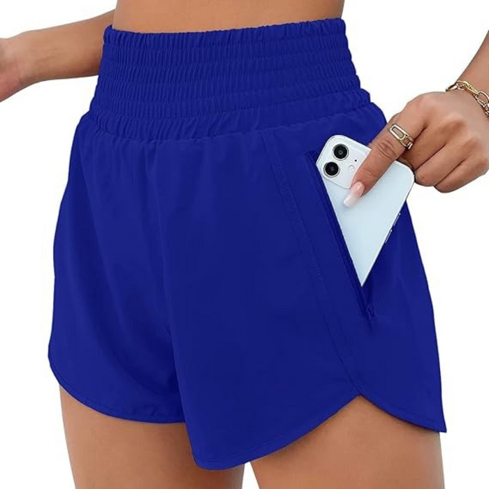 Lightweight Athletic Shorts 2 Inches With Zipper Pocket