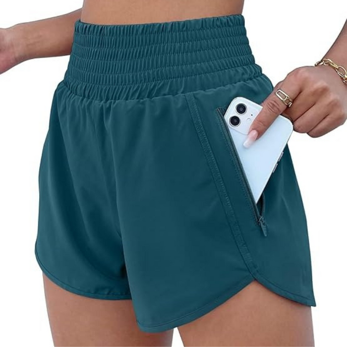 Athletic Active Shorts With Elastic