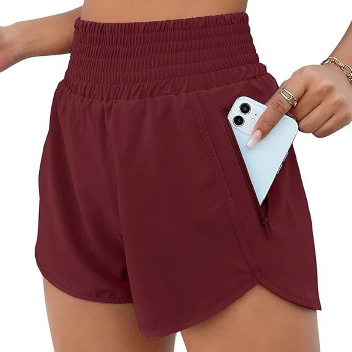 Athletic Active Shorts With Elastic