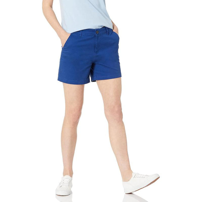 Women Mid Rise Slim Shorts