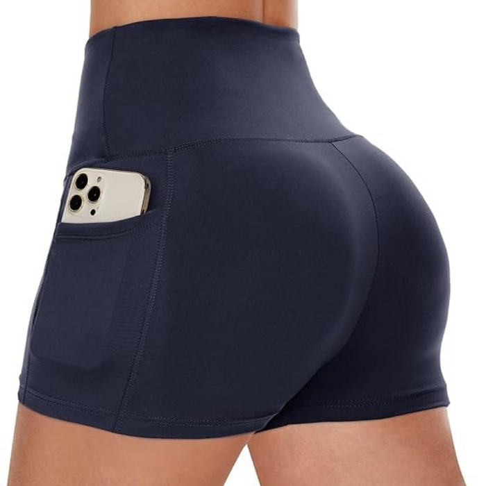 Seamless Shorts With Storage Pocket