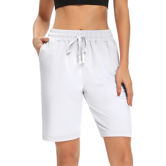 Drawstring Lounge Shorts With Pockets For Everyday Wear