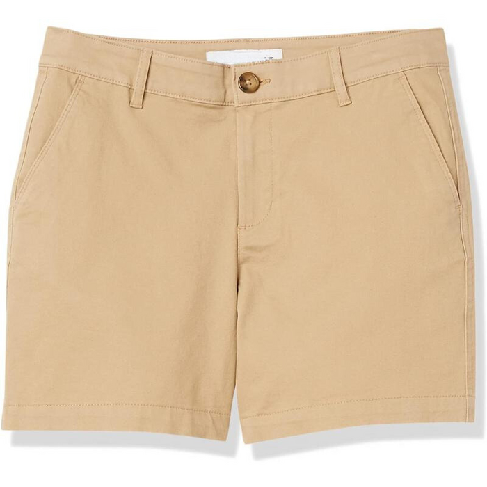 Women Mid Rise Slim Shorts