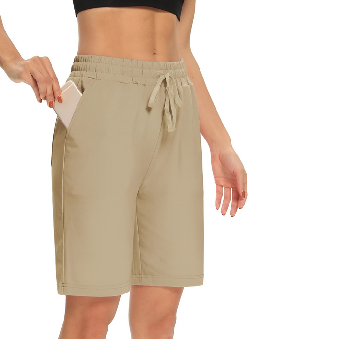 Drawstring Shorts With Pockets For Everyday Activities