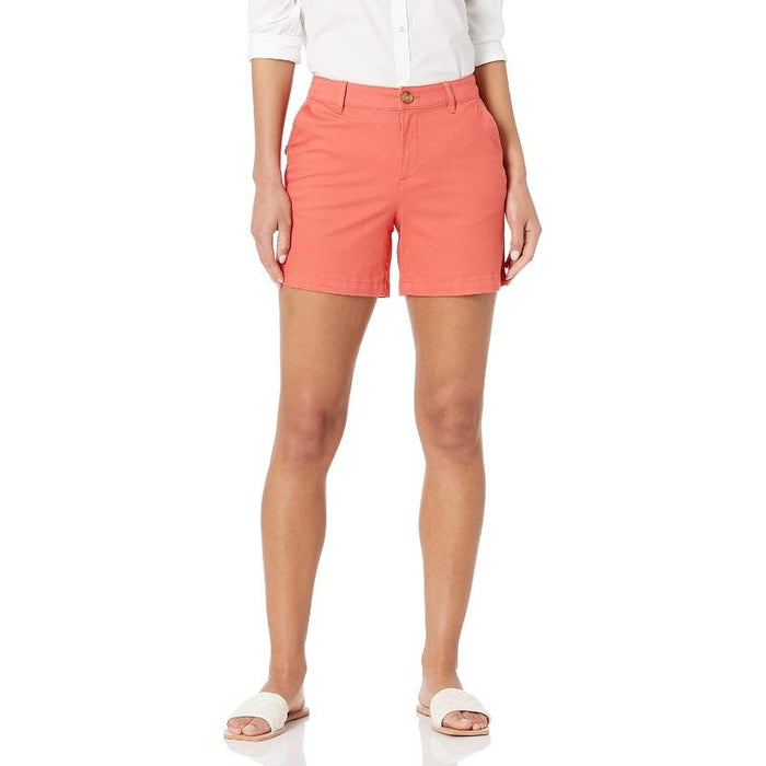 Women Mid Rise Slim Shorts