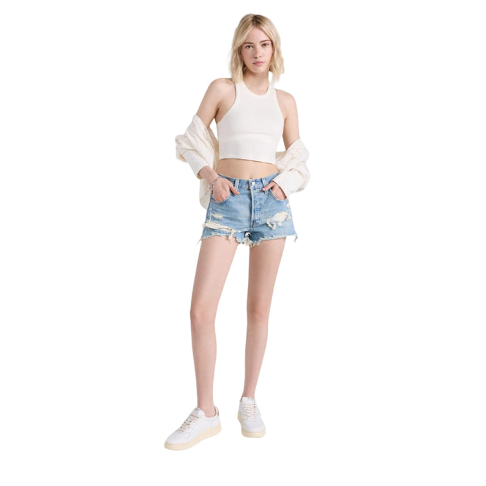 Women Rolled Hem Shorts