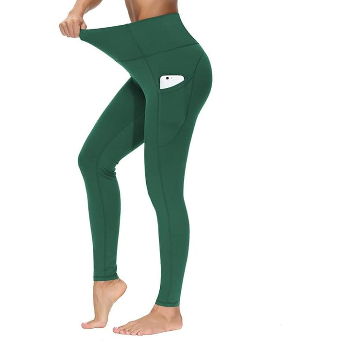 Stretchable Yoga Pants With Pockets For Workout And Running