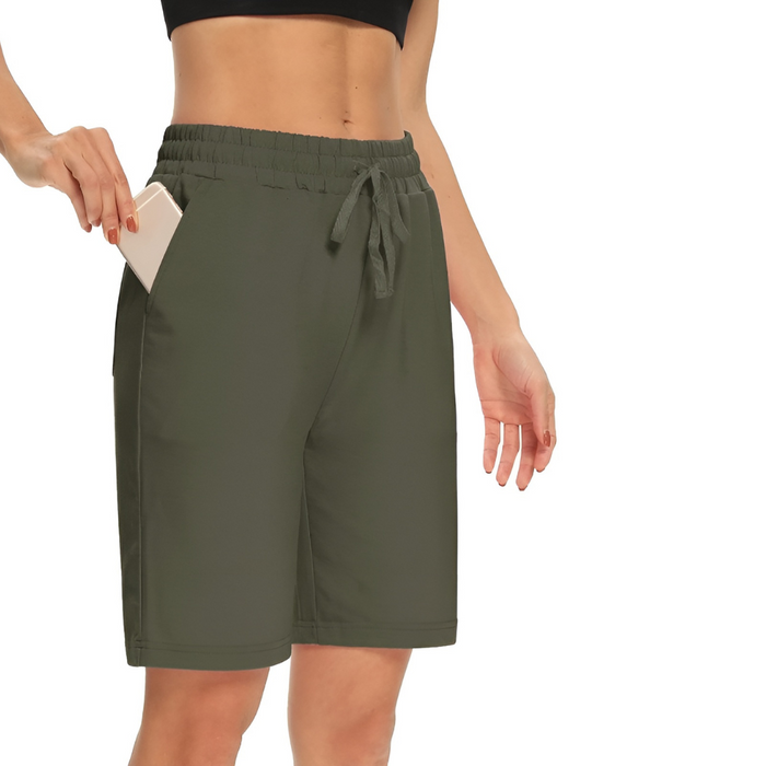 Drawstring Lounge Shorts With Pockets For Everyday Wear