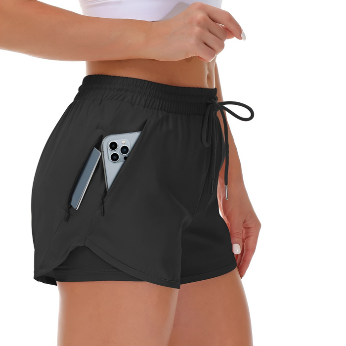 Running Shorts With Liner For Lightweight And Secure Pocket Design