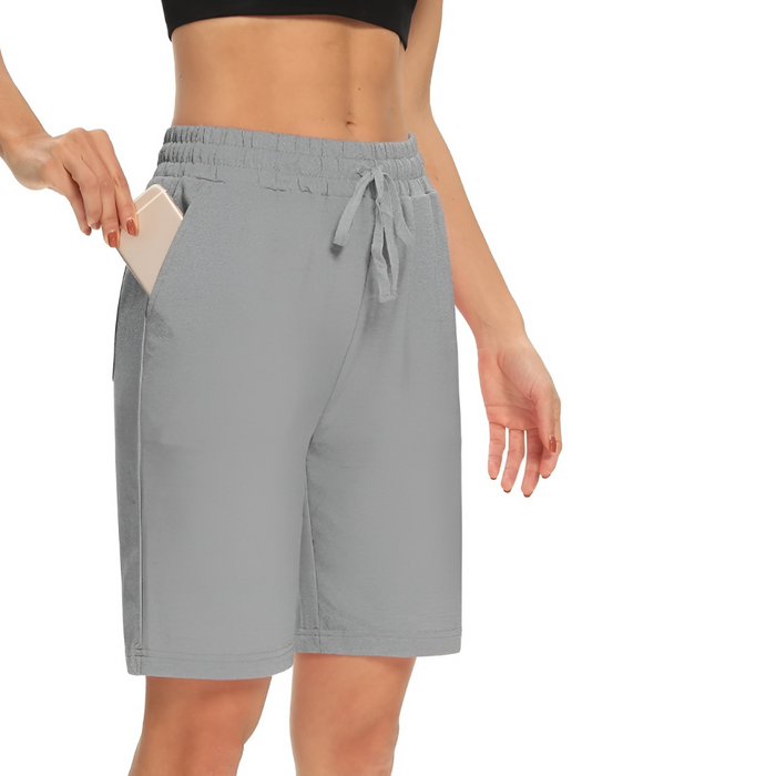 Drawstring Shorts With Pockets For Everyday Activities