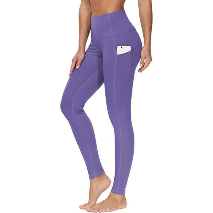 Stretchable Yoga Pants With Pockets For Workout And Running