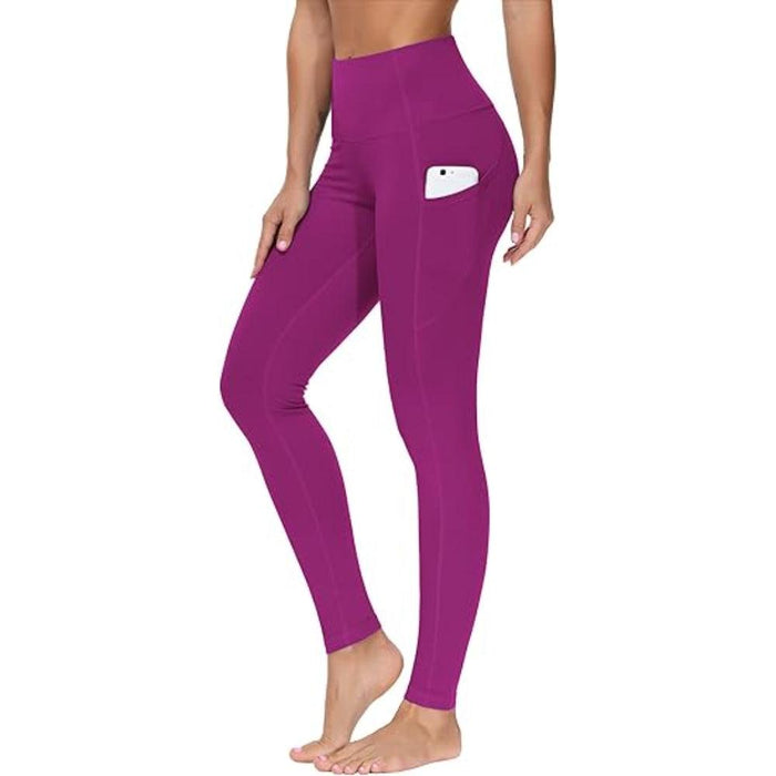 Stretchable Yoga Pants With Pockets For Workout And Running