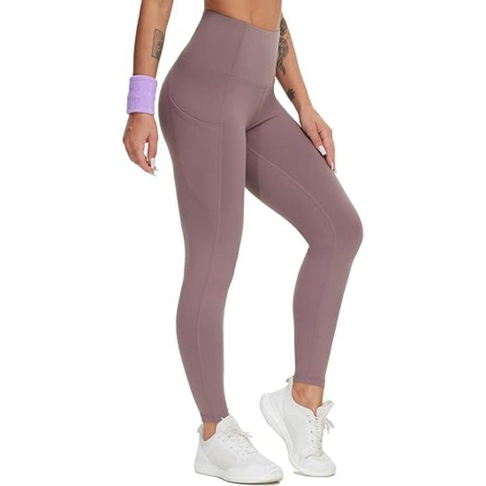 Stretchable Yoga Pants With Pockets For Workout And Running