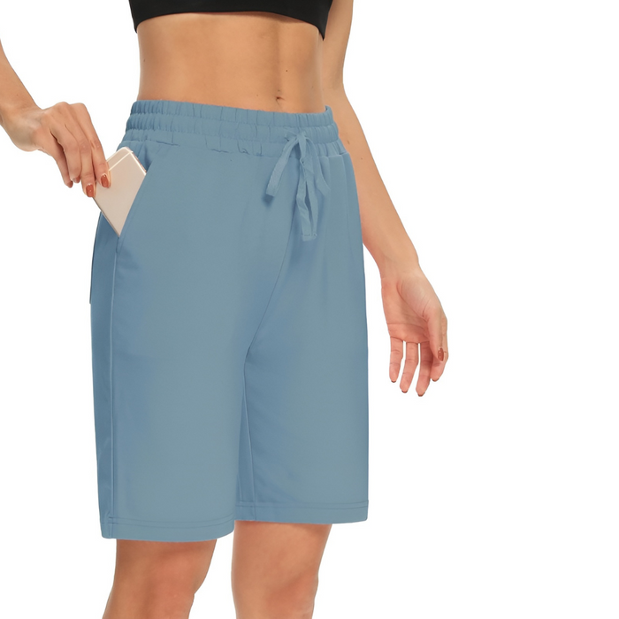 Drawstring Lounge Shorts With Pockets For Everyday Wear