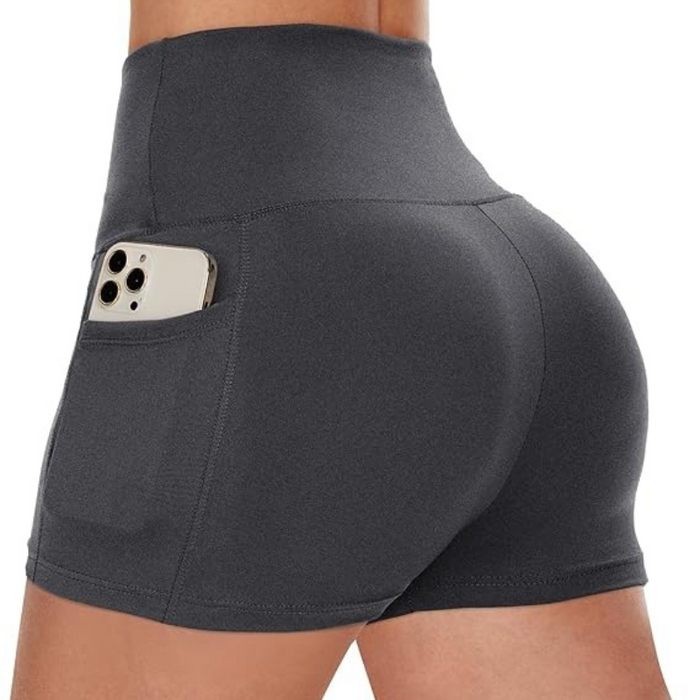 Seamless Shorts With Storage Pocket