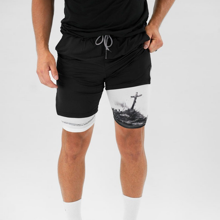 Performance Stretch Shorts – Dual-Layer Design for Maximum Comfort