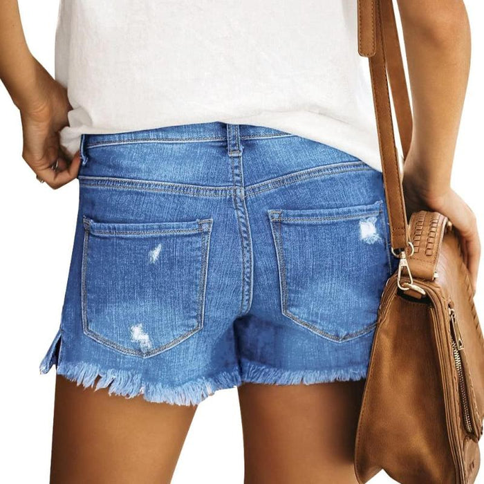 Women Casual Jean Shorts