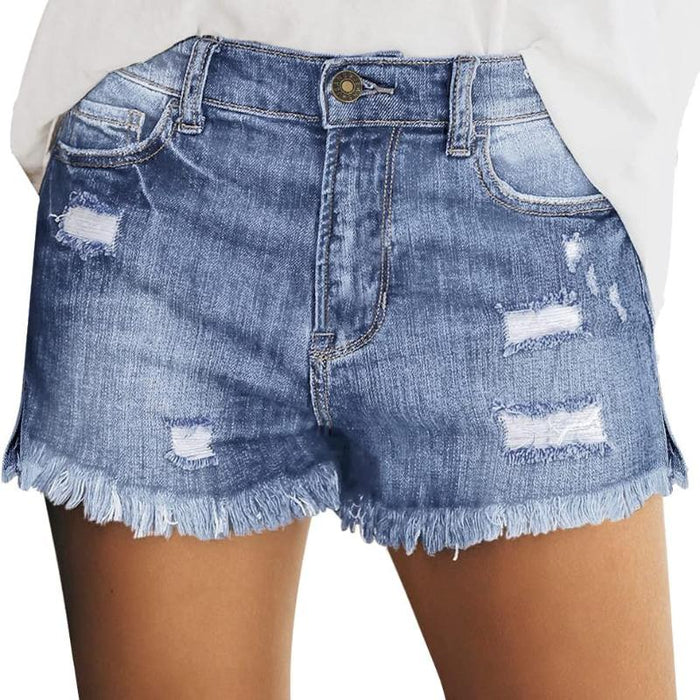 Women Casual Jean Shorts